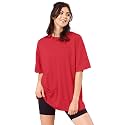 SHODOX Women39s Cotton Blend Oversized Drop Shoulder