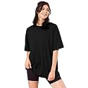 SHODOX Women39s Cotton Blend Oversized Drop Shoulder