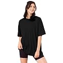 SHODOX Women39s Cotton Blend Oversized Drop Shoulder