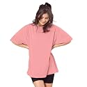 SHODOX Women39s Cotton Blend Oversized Drop Shoulder
