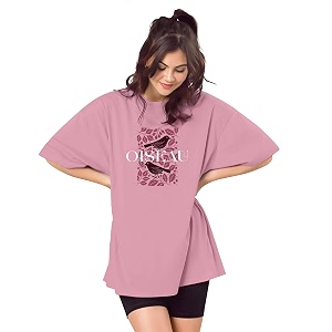 SHODOX Womens Cotton Blend Oversized Drop Shoulder