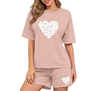 SHODOX Womens Cotton Blend Printed Tshirt and