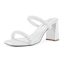 Shoe39N Tale Pearl Strappy Heels for Women