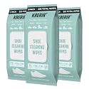 Shoe Cleaning Wipes 75 Ct, XL 7" x 7", for Sneakers & White Shoes