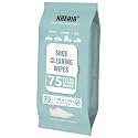 Shoe Cleaning Wipes 75 Ct, XL 7" x 7", for Sneakers & White Shoes