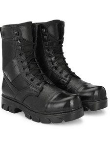 Shoe Day LEATHER COMBAT ARMY BOOT SHOES