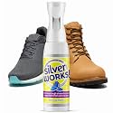 SilverWorks! Shoe Deodorizer Spray For Smelly Shoes - Shoe Odor Elimination - Boot, Sneaker, Shoe Smell Eliminator - Stinky Shoes Odor Eliminator, Shoe Freshener Spray -16.9oz