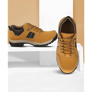 Shoe Island Solid Black Premium Leatherette Ankle
