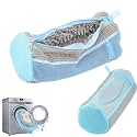 Shoe Washing Machine Bag 2 Pcs Reusable Shoe Cleaning Bag for Sneaker Tennis Shoes Cleaner Kit Laundry Shoe Bag for Washer and Dryer (Grey, Large)