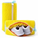 Shoe Washing Machine Bag for Washer & Dryer - Reusable Microfiber Chenille Laundry Shoe Bag with Zipper Closure, 360° Deep Cleaning Sneaker Protector Organizer for Sports Shoes & Delicates
