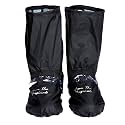 Waterproof Shoe Covers - Monsoon Rain/Snow Protector Soleless Polyester Biker-Boot Guard, Unisex Motorcycle Rider Edition Overshoes, Anti-Rust Brass Eyelets-Rivet Straps &amp; Drawstring Bag
