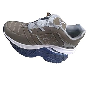Shoes Wonder-13 Grey Firozi Mesh Shoes