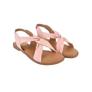 Shoetopia Cross Strap Flat Sandals For Women