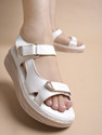 SHOETOPIA Girls Velcro Flats