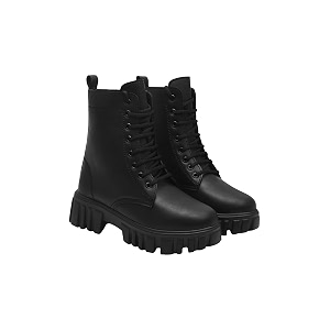 Shoetopia Womens Combat Boots - Chunky Platform
