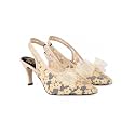 Shoetopia Women39s Kitten Heel Sandals Slip-On