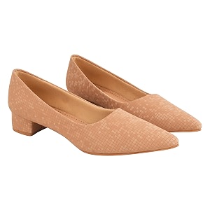 shoetopia women39s low block heel pumps  elegant pointed toe slip-on dress in textured finish  comfortable office amp formal footwear