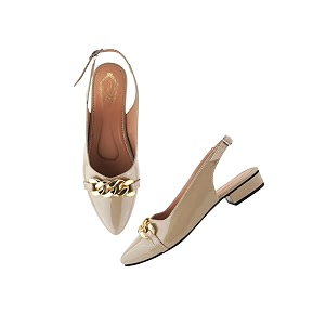 Shoetopia Women Buckle Ballet Flat
