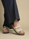 SHOETOPIA Women Flats Sandal Beige 3