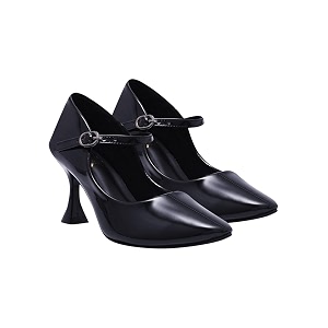 Shoetopia Womens Block Heel Pumps Elegant Round
