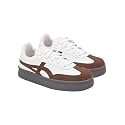 Shoetopia Womens Casual Sneakers Lace-Up Low-Top