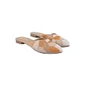 Shoetopia Women39s Ethnic Slip-On Mules Embroidered Flat