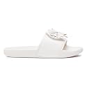 shoexpress Girl's Textured Open-Toe Slide Slippers with Bow Accent Flip-Flop