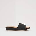 shoexpress Women39s Textured Slip-on Sandals with Platform