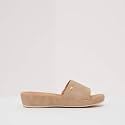 shoexpress Women39s Textured Slip-on Sandals with Platform