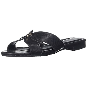 shoexpress Women Black Solid Pu Open Toe