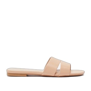 shoexpress womens Open-toe Slip-on Flat Sandals Flat