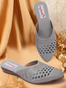 SHOKIYA Women Grey Flats
