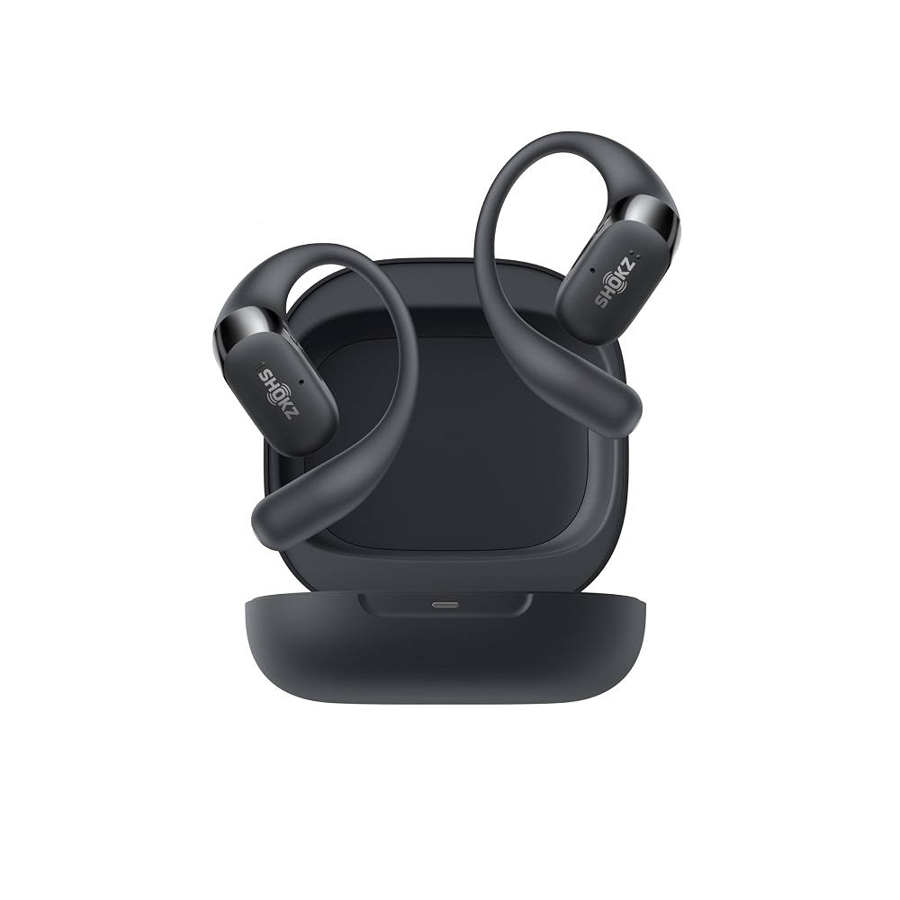 SHOKZ OpenFit 2 Open-Ear Earhook Bluetooth Earbuds, Black,48H