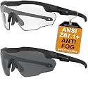 HTS HUNTERSKY Ballistic Shooting Glasses ANSI Z87+ Protective Eyewear