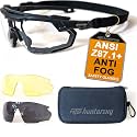 HTS HUNTERSKY Ballistic Shooting Glasses ANSI Z87+ Protective Eyewear