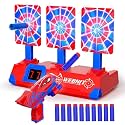 Shooting Toys for 3-12 Year Old Boys, Hero Styles with Glowing Web&Sounds,LCD Scoring and Auto Reset 3 Targets,Indoor Outdoor Kids Family Games Birthday Gifts for Boys Toys Age 3 4 5 6 7 8 9 10 11 12