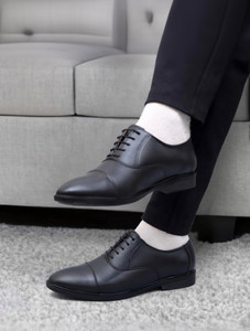 shooz faux leather formal shoes lace up for men