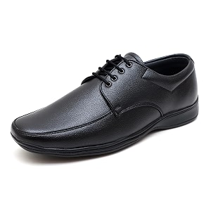 Mens Faux Leather Lace Up Formal Shoes