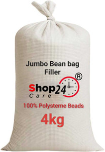 shop 24 care premium virgin white thermocol 4kg jumbo bean bag filler beads bean bag filler virgin