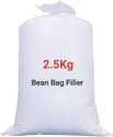 SHOP 24 CARE Premium virgin white thermocol bean bag 2.5KG filler beads Bean Bag Filler