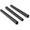 Shop-Vac 9061400 1.25 Inch Diameter Extension Wands, 3-Piece Set, Durable Black Plastic, Ideal for Extended Reach with 1.25 Inch Hoses (Pack of 5)