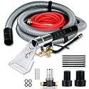 Shop Vac Extractor Kit, Universal Extractor Hose Kit for Shop Vac, Extractor Vacuum Attachment With 25FT Water Line and 10 FT Vacuum Hose & Adapter for Carpet Cleaning