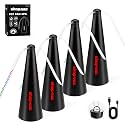Shop-Vac Fly Fans for Tables Rechargeable 4 Pack, Portable Outdoor Food Fan