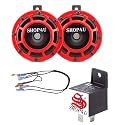 Durable Aluminium Horns - 125mm Super Loud Train Sound for Cars &amp; More