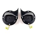 Skoda Type Windtone Horn Suitable Compatible with Royal Enfield Bullet 350 -Set of 2 Pack