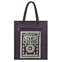 Warli Art Printed Grocery and Vegetable Zip Closure Shopping Bag For Men And Women - Assorted Colour