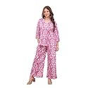 Women39s Pure Cotton Co-Ord Set Three-Quarter
