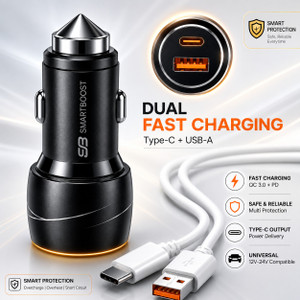 shopbucket 100 W Qualcomm Certified Turbo Car
