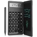 Smart Calci : 2-in-1 Folding Calculator & Writing Tablet Pad Combo | 12 Digit Pocket Calci| Foldable Design with Notepad | Small Size | 2 in 1 Writing Tablet Calculator