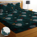 SHOPDEK Microfiber Double King Fitted Elastic 220
